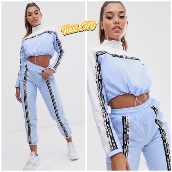 adidas originals ryv taping sweatpants in white